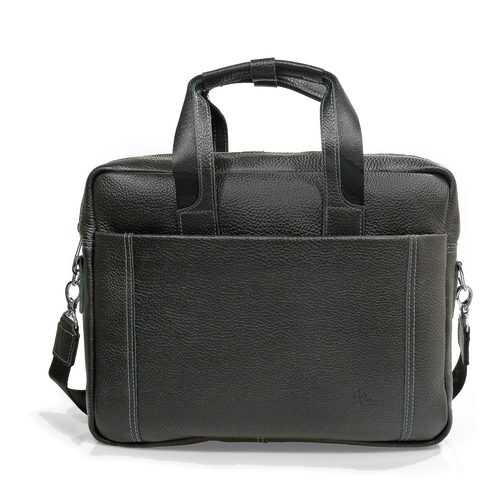 Портфель мужской кожаный Pellecon 102-286 черный в Pull and Bear