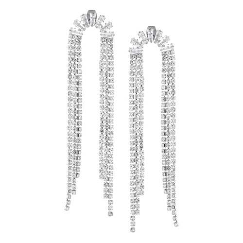 Серьги-каскады с прозрачными кристаллами Netincelle 20007760 в Pull and Bear