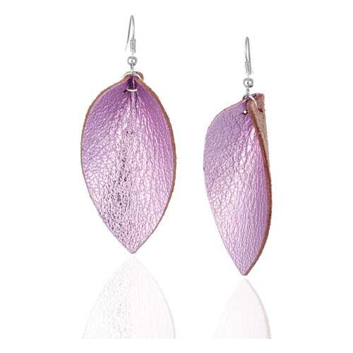 Серьги L'attrice, вставка кожа, артикул 54666084 в Pull and Bear