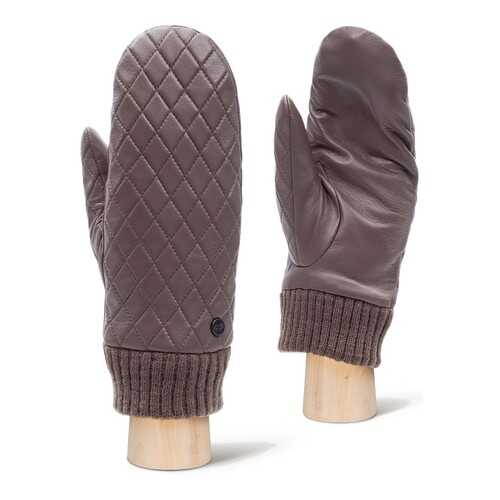 Варежки женские Labbra LB-0095 коричневые 7.5 в Pull and Bear