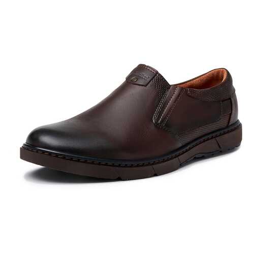 Полуботинки мужские Alessio Nesca K502-1R коричневые 44 RU в Pull and Bear