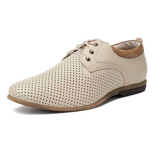 Полуботинки мужские Alessio Nesca KP-436-103 бежевые 42 RU в Pull and Bear