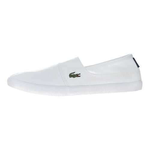 Слипоны мужские Lacoste 733CAM1071 белые 9.5 FR в Pull and Bear