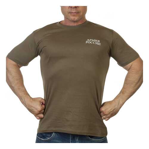 Футболка мужская Kamukamu м.729452 зеленая; коричневая 56 RU в Pull and Bear