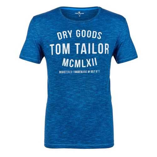 Футболка мужская TOM TAILOR 1008640-21869 синяя S в Pull and Bear