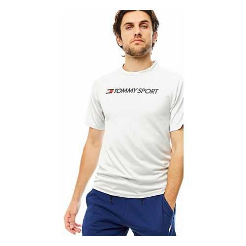 Футболка мужская Tommy Sport S20S200357 серая L в Pull and Bear