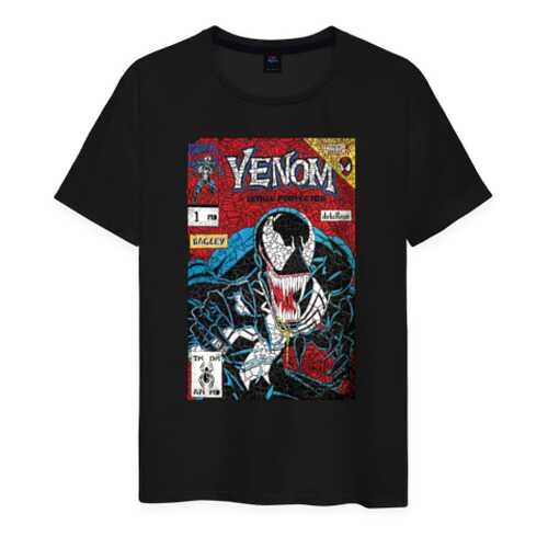 Футболка мужская ВсеМайки Venom черная 4XL в Pull and Bear