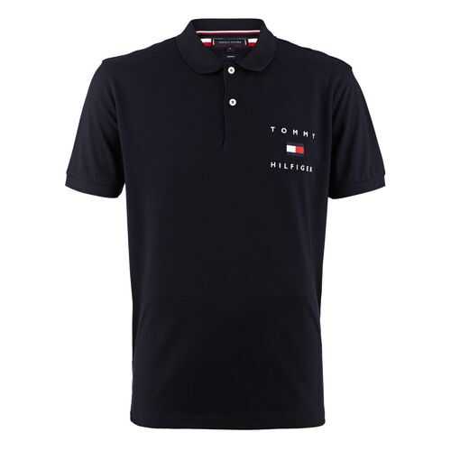 Футболка-поло мужская Tommy Hilfiger MW0MW14152 синяя S в Pull and Bear