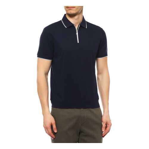 Поло мужское CUDGI CTS20-74 синий XL в Pull and Bear