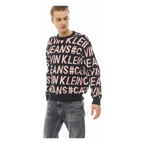 Джемпер мужской Calvin Klein Jeans J30J314935.0GO0 черный XXL в Pull and Bear