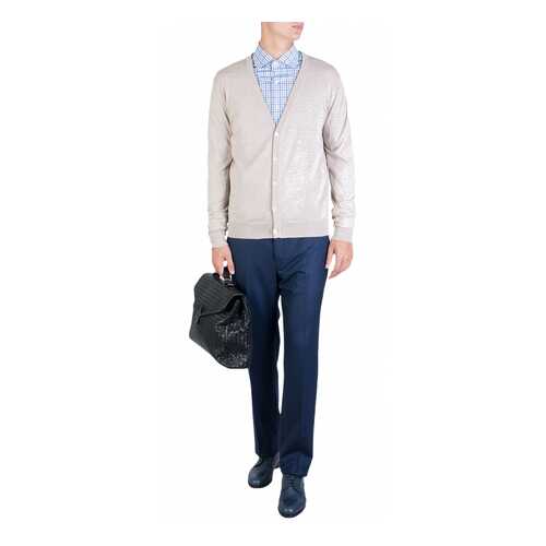 Кардиган мужской ISAIA 88176 бежевый L в Pull and Bear