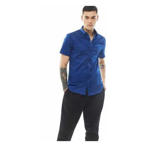 Рубашка мужская Armani Exchange 8NZCBF ZN10Z 1511 синяя L в Pull and Bear