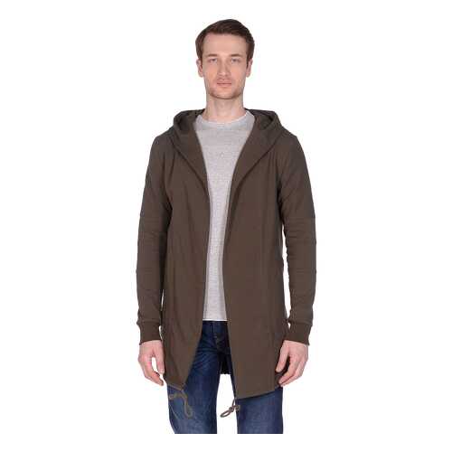 Толстовка мужская Modis M201M00189 зеленая 46 RU в Pull and Bear