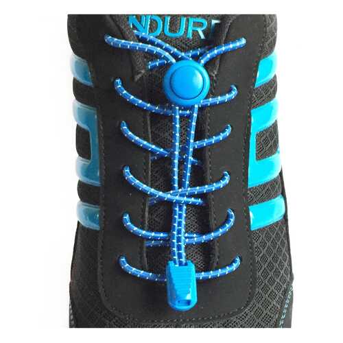 Шнурки для обуви Lumo LM-LL-05 эластичные с фиксатором синие в Pull and Bear