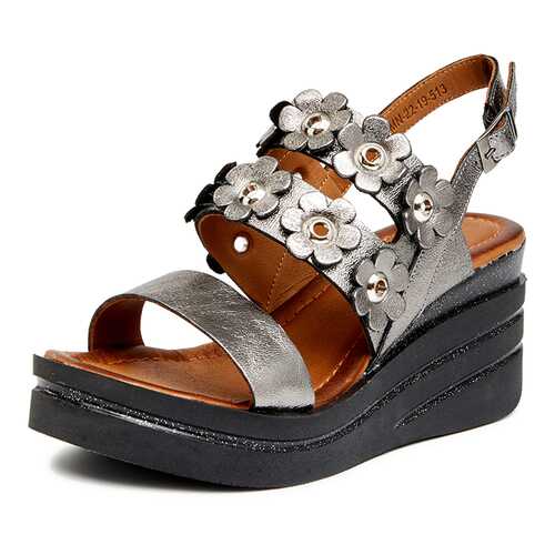 Босоножки женские Pierre Cardin TR-MN-22-19-513 серебристые 36 RU в Pull and Bear