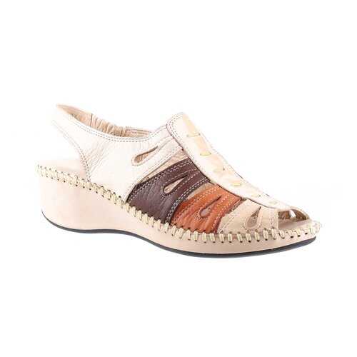 Босоножки женские Shoes Market 793-378-16-33-14 бежевые 37 RU в Pull and Bear
