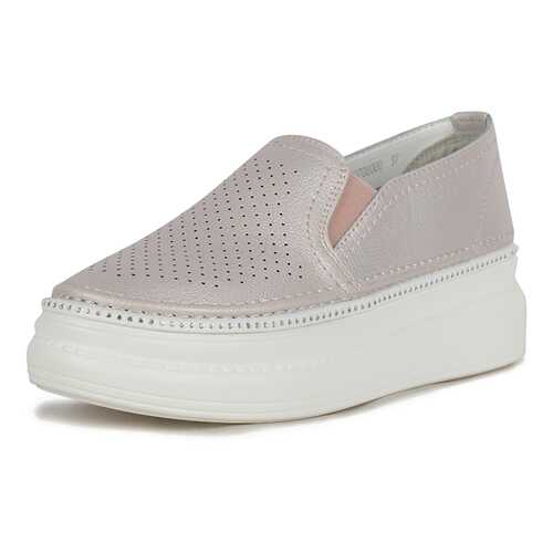 Слипоны женские Alessio Nesca K0611LC-2A розовые 36 RU в Pull and Bear