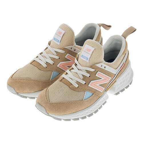 Женские кроссовки New Balance WS574PRB/B бежевые/белые/оранжевые/голубой 38 в Pull and Bear