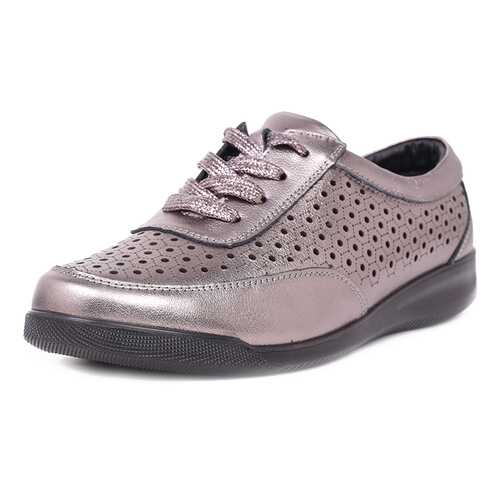 Полуботинки женские Alessio Nesca 00406300 серебристые 36 RU в Pull and Bear