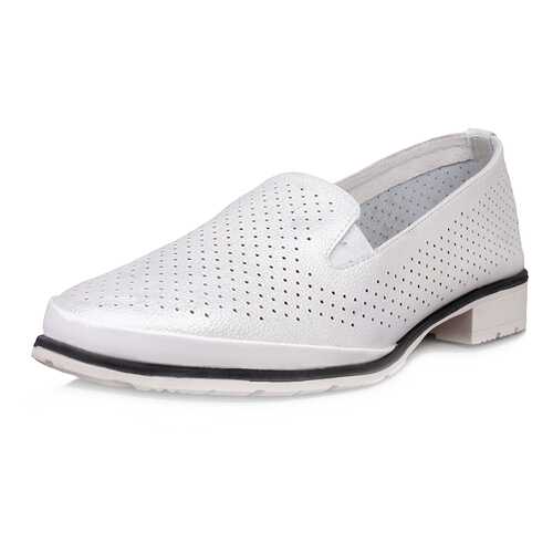Полуботинки женские Alessio Nesca 14806190 белые 41 RU в Pull and Bear