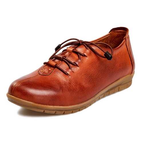 Полуботинки женские Alessio Nesca 710018205 коричневые 40 RU в Pull and Bear