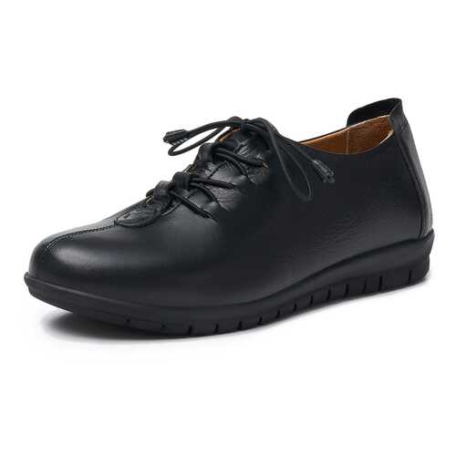 Полуботинки женские Alessio Nesca TR-AN-5001A черные 38 RU в Pull and Bear