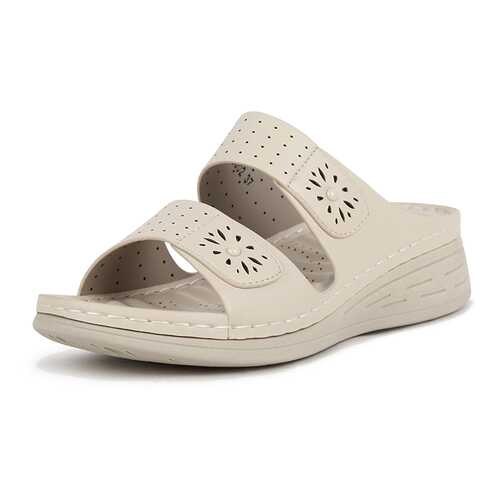 Сабо женские T.Taccardi ZS20S-46B бежевые 38 RU в Pull and Bear
