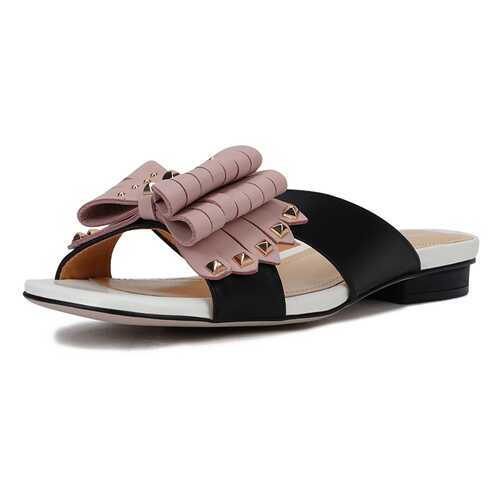 Шлепанцы женские Pierre Cardin 00906510 черные/розовые 36 RU в Pull and Bear