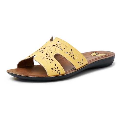 Шлепанцы женские T.Taccardi Z-307033-6A желтые 38 RU в Pull and Bear