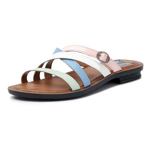 Шлепанцы женские T.Taccardi Z-317060-A разноцветные 39 RU в Pull and Bear