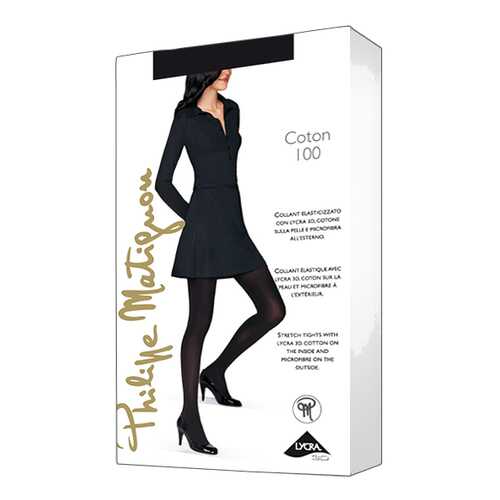 Колготки Philippe Matignon COTON 100 / Nero (Черный) / 4 (L) в Pull and Bear