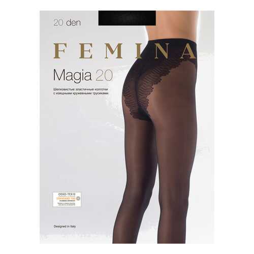 Колготки женские FEMINA MAGIA 20 черные 3 (M) в Pull and Bear