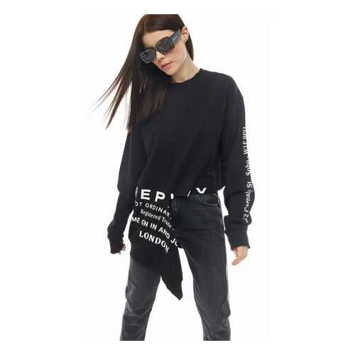 Свитшот женский Replay W3264.22738N черный XS в Pull and Bear