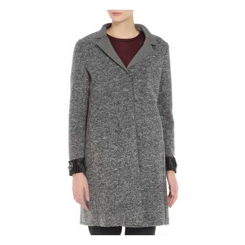 Пальто женское LE FATE LF3154CP серое 42 IT в Pull and Bear