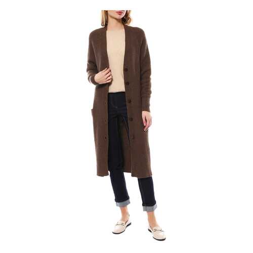 Пальто женское Mir cashmere YWI16-001 коричневое L в Pull and Bear