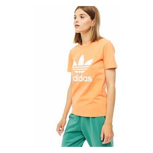 Футболка женская adidas Originals FM3 оранжевая 38 DE в Pull and Bear