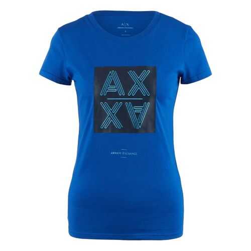 Футболка женская Armani Exchange 3HYTAQ YJ73Z синяя M в Pull and Bear