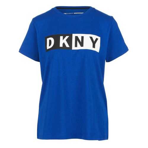 Футболка женская DKNY DP9T5894 синяя S в Pull and Bear