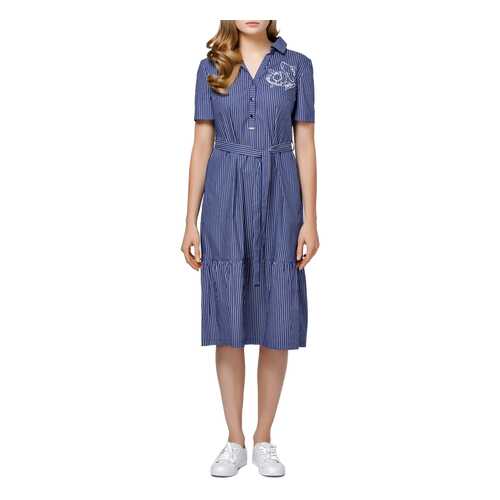 Платье женское Helmidge 7094 синее 20 UK в Pull and Bear