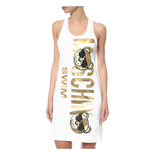 Платье женское Moschino swim белое S в Pull and Bear