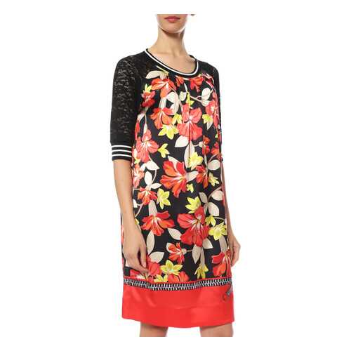 Платье женское Via Delle Perle 9039/00010 черное 46 IT в Pull and Bear