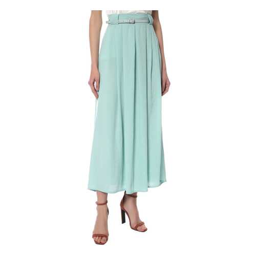 Юбка женская LE FATE LF0297GN голубая 46 IT в Pull and Bear